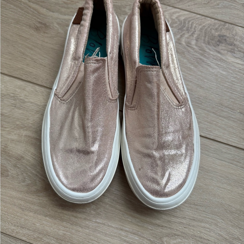 Blowfish Shimmering Rose Slip-On Sneakers